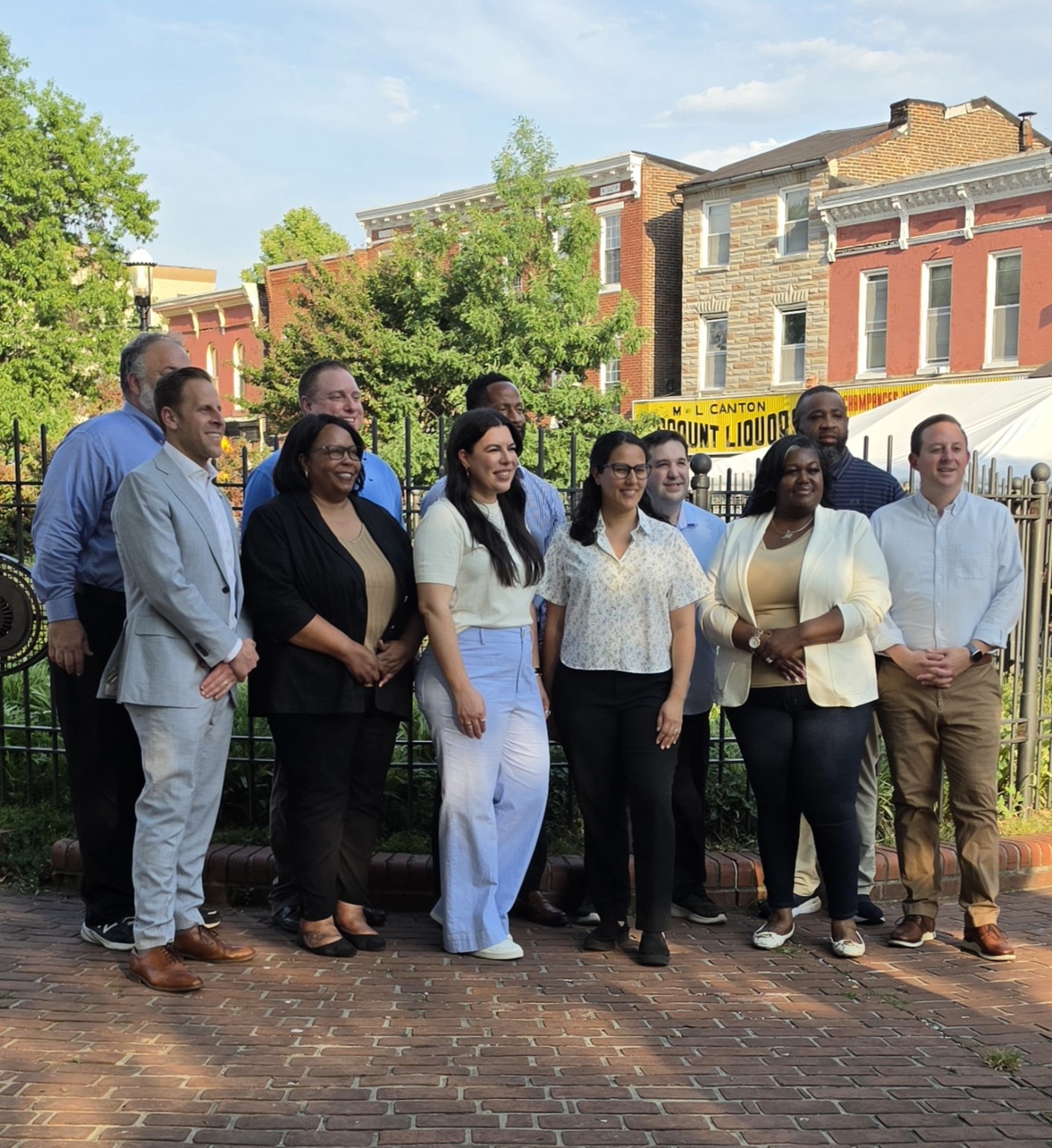 Martina Owens with Senate President Bill Ferguson and fellow members of Team 46 in District 46